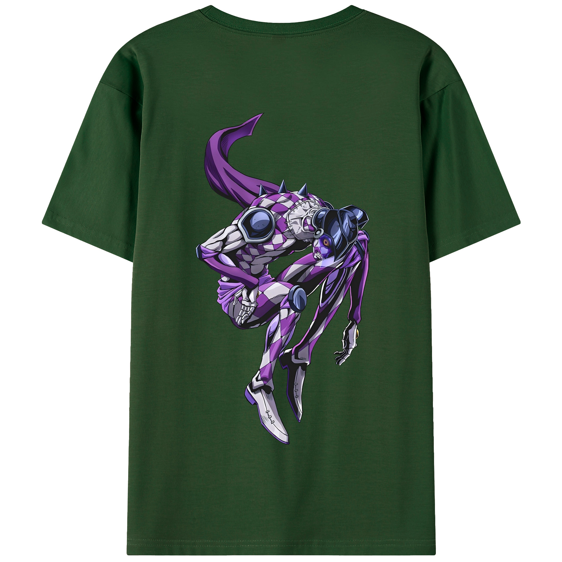 （画像用） ジョジョの奇妙な冒険 パンナコッタ?フー JoJo's Bizarre Adventure Pannacotta Fugo 綿100％半袖Tシャツ（背面プリント）